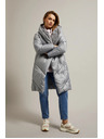 Moodo Jakna s prešitjem siva Moodo