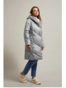 Moodo Jakna s prešitjem siva Moodo