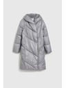 Moodo Jakna s prešitjem siva Moodo