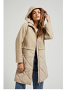 Moodo Jakna z odstranljivim kapuco bež Moodo