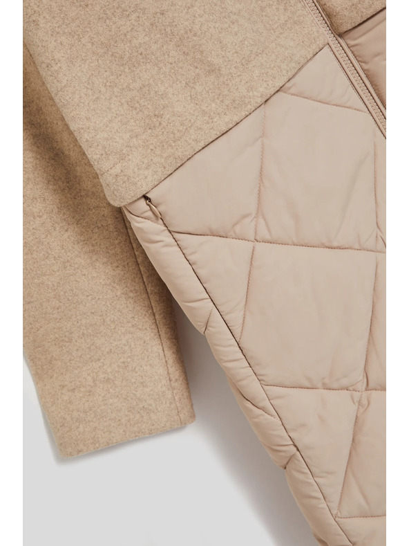 Moodo Jakna z odstranljivim kapuco bež Moodo
