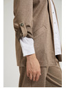 Moodo Suknjič z zavihani rokavi bež Moodo
