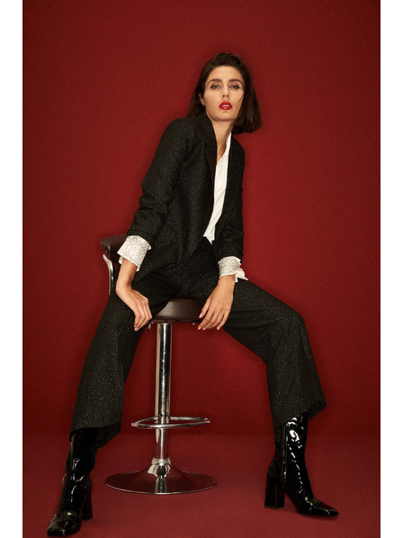 Moodo Suknjič s tričetrtinskimi rokavi črn Moodo