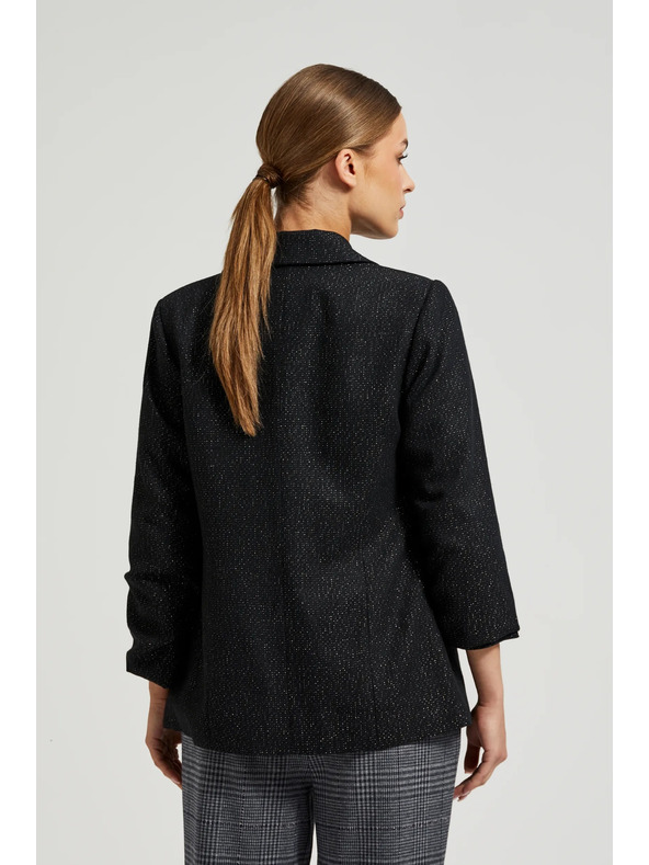 Moodo Suknjič s tričetrtinskimi rokavi črn Moodo