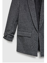 Moodo Suknjič z nagubanimi rokavi siv Moodo