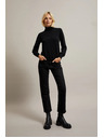 Moodo Črne kavbojke z ravnimi hlačnicami Moodo