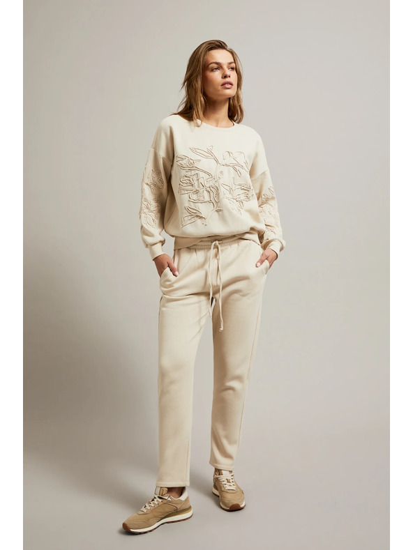 Moodo Bežaste trenirka hlače Moodo