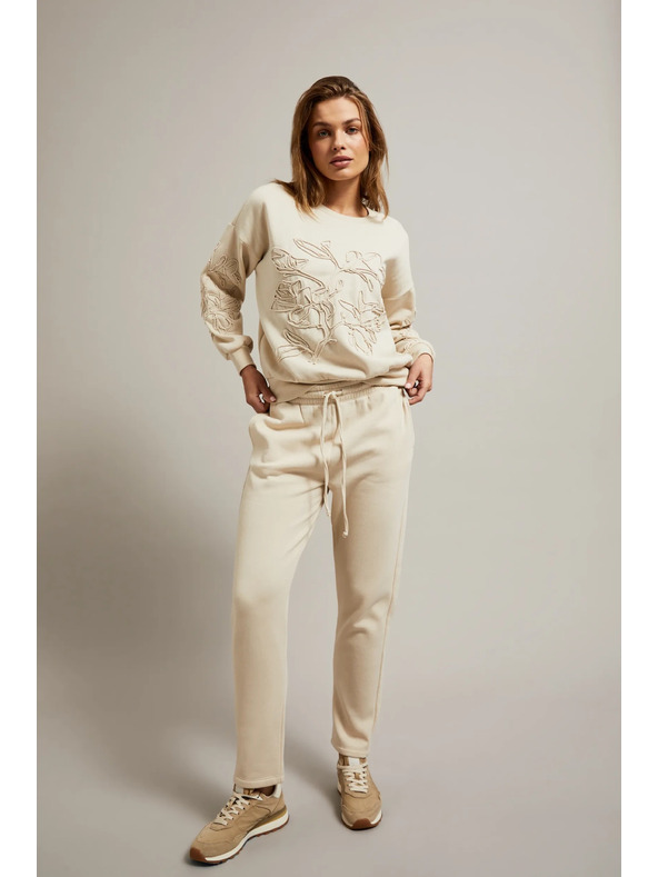 Moodo Bežaste trenirka hlače Moodo