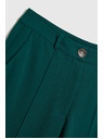 Moodo Zelene hlače z ravnimi hlačnicami v vzorcu Moodo