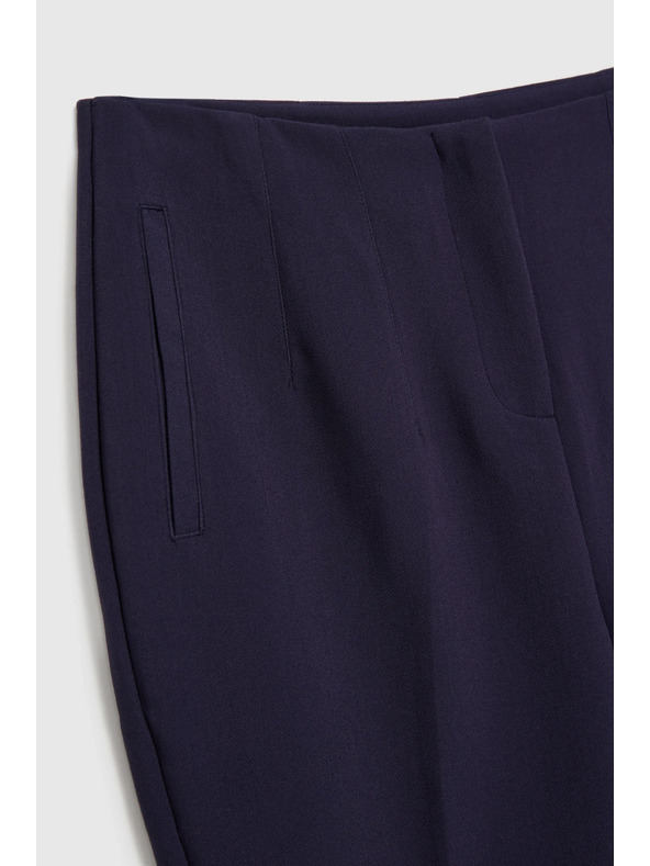 Moodo Temno modre cigaretne hlače Moodo