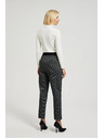 Moodo Cigaretne hlače z žepi črne Moodo