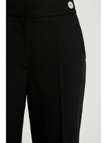 Moodo Elegantne črne ozke hlače Moodo