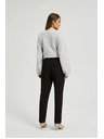 Moodo Elegantne črne ozke hlače Moodo