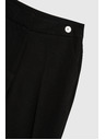 Moodo Elegantne črne ozke hlače Moodo