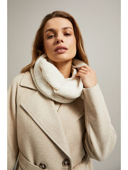 Moodo Bež ovratnik iz strukturiranega materiala Moodo