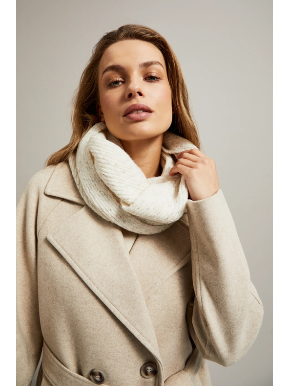 Moodo Bež ovratnik iz strukturiranega materiala Moodo