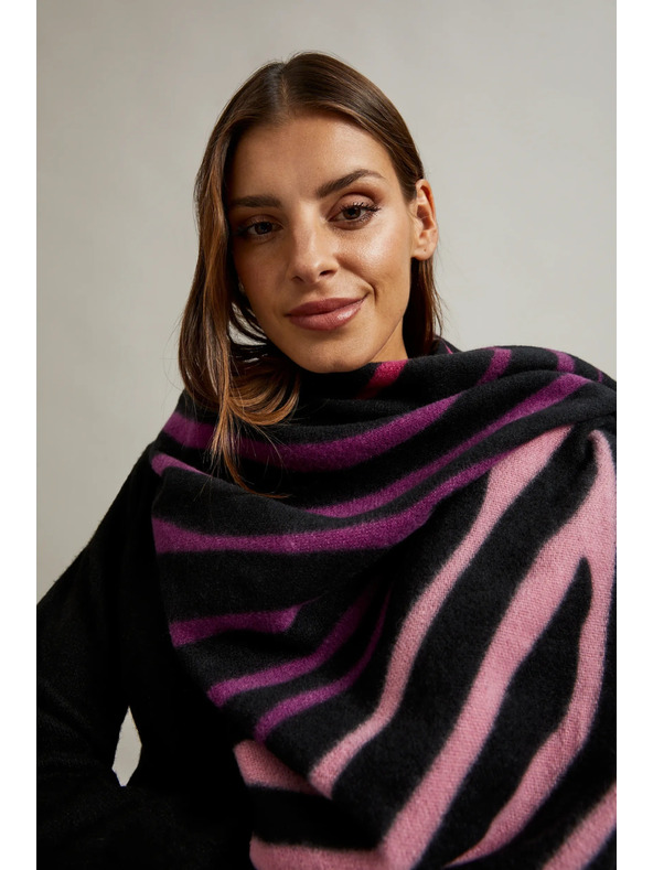 Moodo Roza šal z živalskim vzorcem Moodo