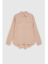 Moodo Viskozna srajca s žepi bež Moodo
