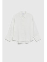 Moodo Elegantna viskozna srajca bela Moodo