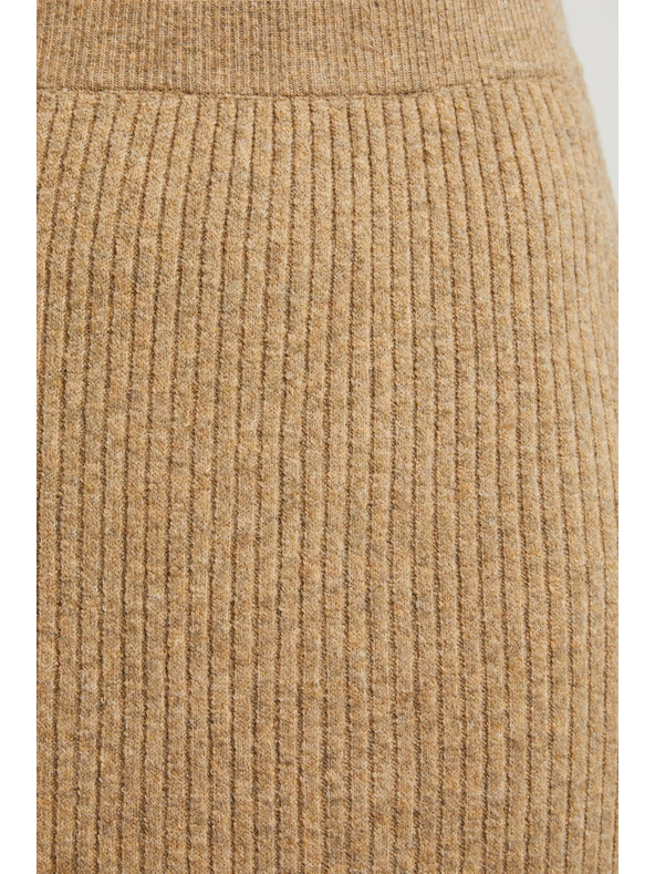 Moodo Pletena midi krila bež Moodo