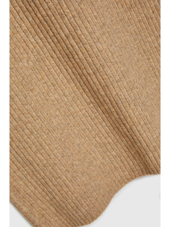 Moodo Pletena midi krila bež Moodo