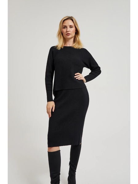 Moodo Pletena črna svinčena krila Moodo