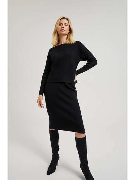 Moodo Pletena črna svinčena krila Moodo