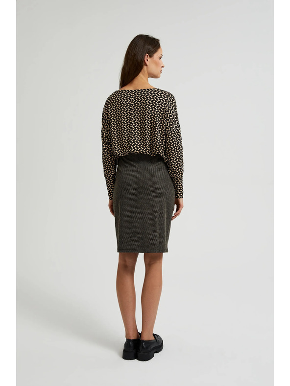 Moodo Svinčena krila z metalno nitjo črna Moodo