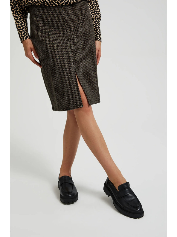 Moodo Svinčena krila z metalno nitjo črna Moodo