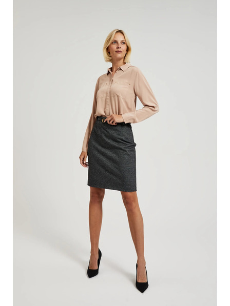 Moodo Svinčena krila do kolen siva Moodo