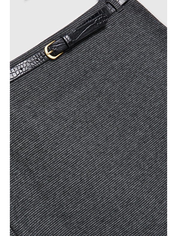 Moodo Svinčena krila do kolen siva Moodo