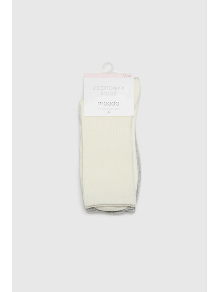 Moodo 2x pakiranje bombažnih nogavic Moodo