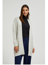 Moodo Bež kardigan do polovice stegna Moodo