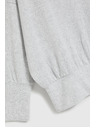 Moodo Siv gladek pulover z dolgimi rokavi Moodo