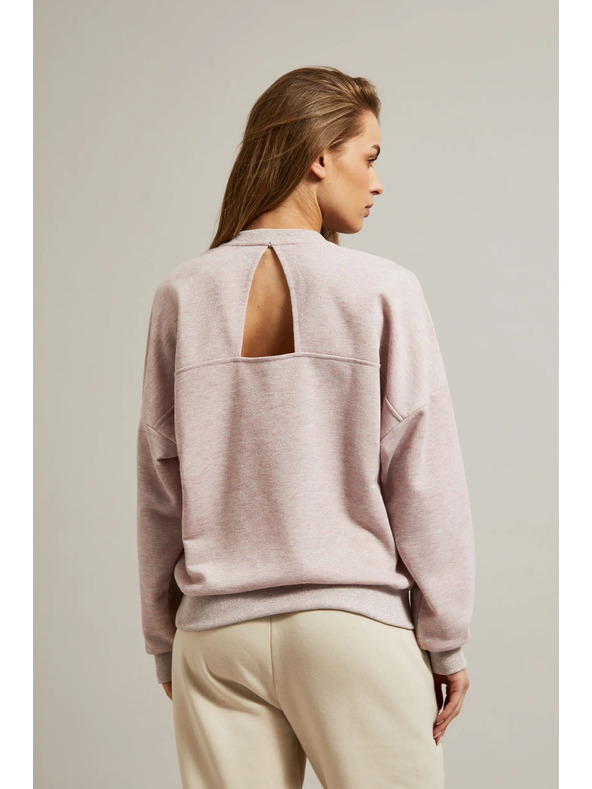 Moodo Rožasta jopa z odprtimi hrbtnimi detajli Moodo