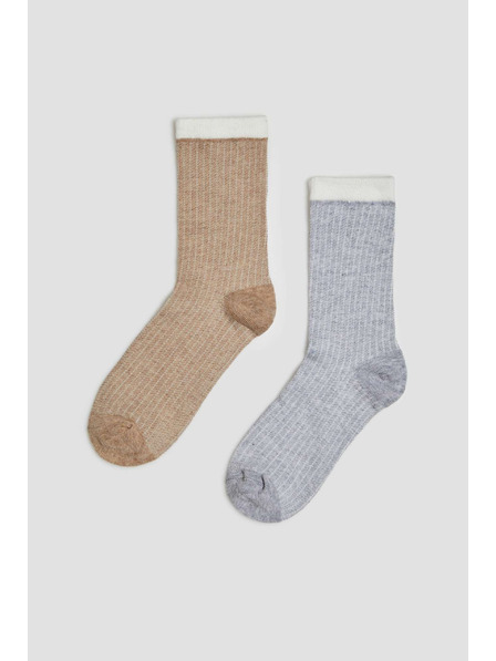 Moodo 2-delni komplet nogavic v dveh barvah Moodo