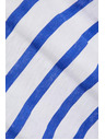 Moodo Modra tanko prugasta majica s kratkimi rokavi Moodo