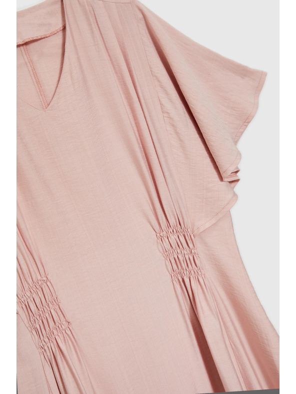 Moodo Rožnate midi obleke Moodo