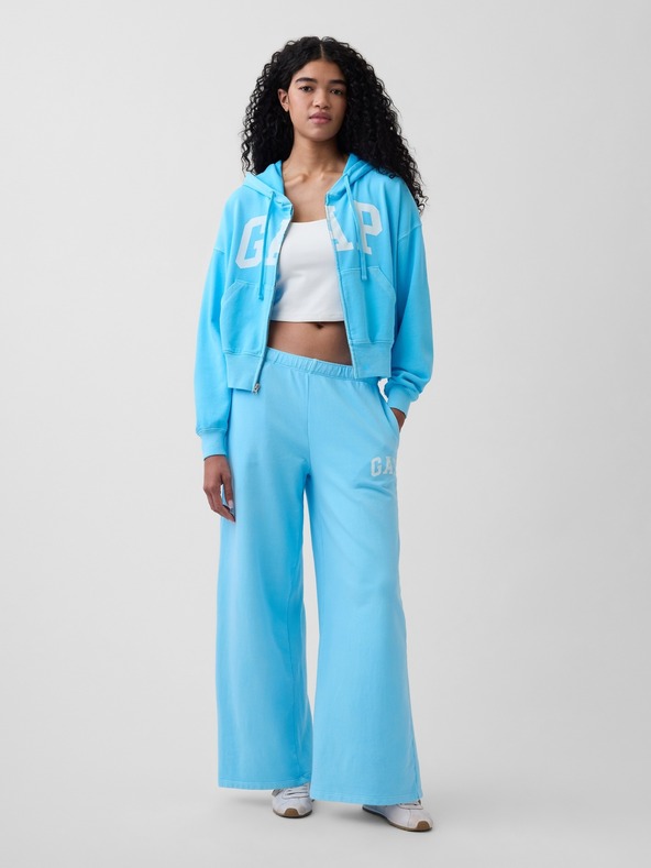 GAP Trenirka z logom Wide-Leg GAP