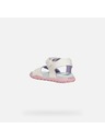 Geox Bele dekliške sandale Geox Sandal Fusbetto