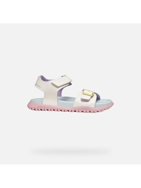 Geox Bele dekliške sandale Geox Sandal Fusbetto