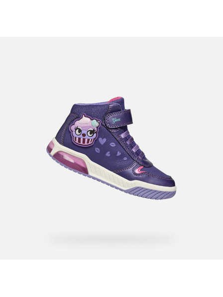 Geox Vijolične superge za deklice Geox Inek Girl