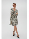 Moodo Ženska vzorčasta obleka Moodo