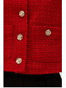 Moodo Moodo Rdeča jakna z gumbi Moodo