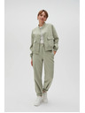 Moodo Svetlo zelene ženske hlače Moodo