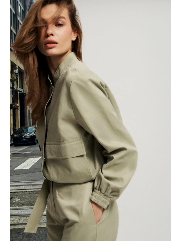 Moodo Svetlo zelena ženska jakna Moodo