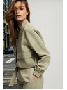 Moodo Svetlo zelena ženska jakna Moodo