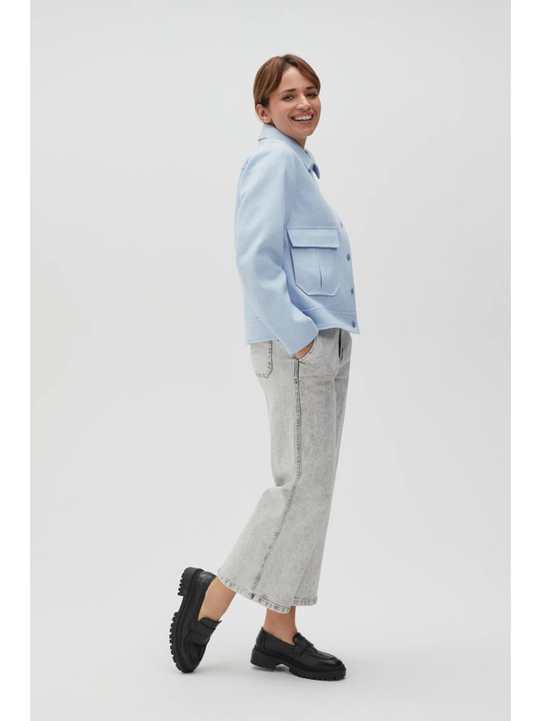 Moodo Svetlo modra ženska jakna Moodo