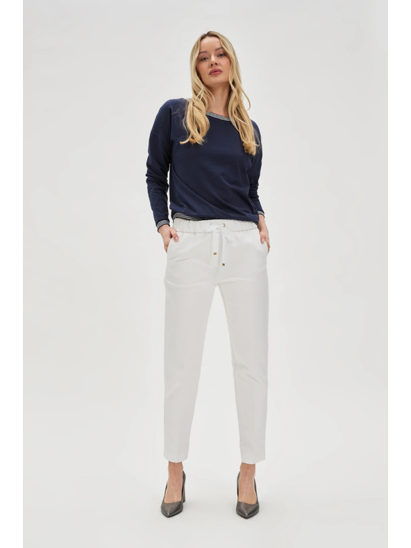 Moodo Ženske bele hlače Moodo