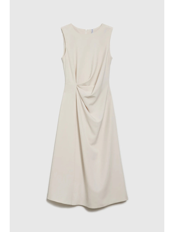 Moodo Ženska bež obleka MOODO